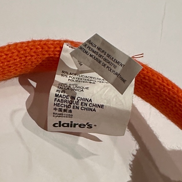 Claire’s Colorful Monkey Earmuffs and Gloves/mitten Set - Picture 8 of 8